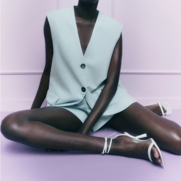 Zara vest shorts suit set - Picture 4 of 10